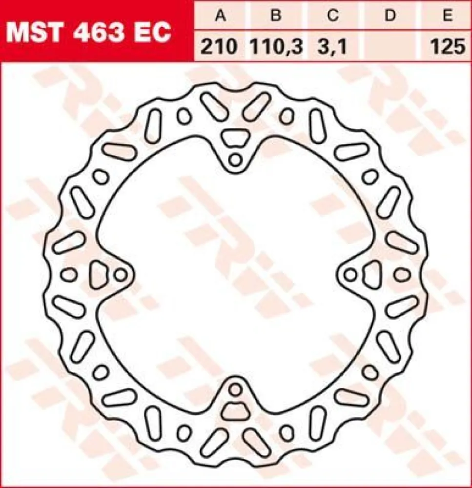 TRW - BRAKE ROTOR FIX WAVE L/R - 17111047