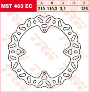 TRW - BRAKE ROTOR FIX WAVE L/R - 17111047