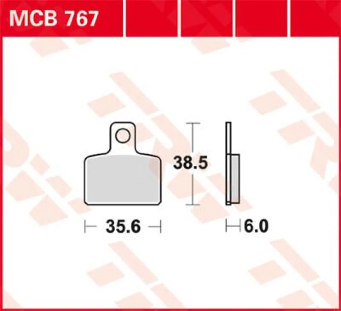 TRW - BRAKE PAD TRW MCB767 - 17200191
