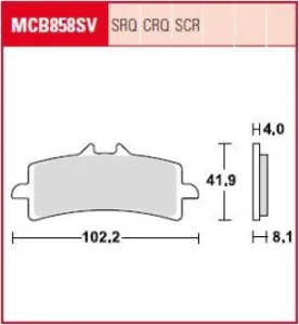 TRW - BRAKE PAD CARBON RACE - 17200377