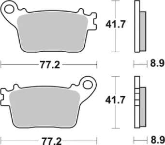 SBS - BRAKE PAD CAR RACE R - 17200852