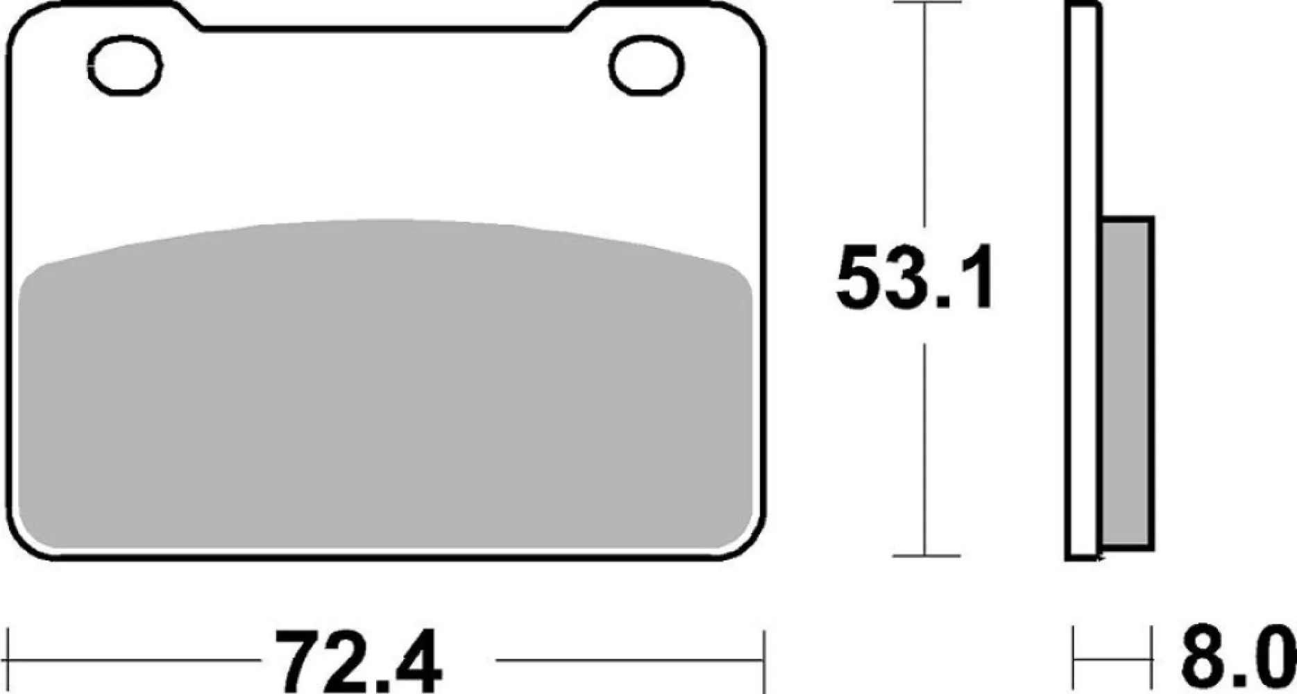 SBS - BRAKE PAD CAR/CER - 17200854