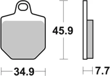 SBS - BRAKE PAD CARBON RACE - 17200865