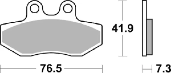 SBS - BRAKE PAD CAR/CER SCOOT - 17200874