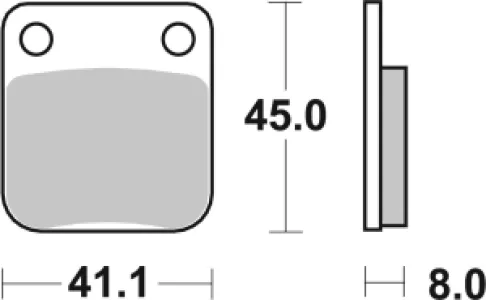 SBS - BRAKE PAD CAR/CER SCOOT - 17200892