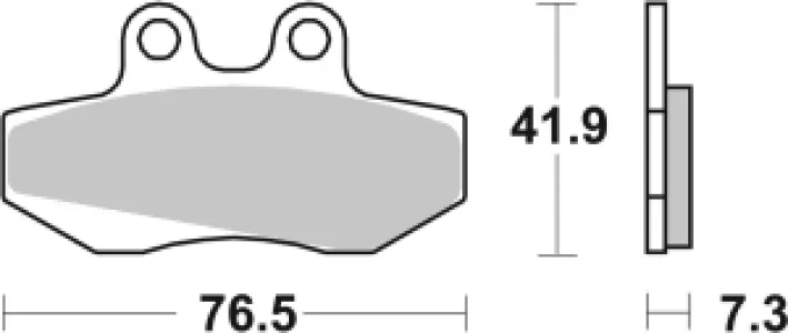 SBS - BRAKE PAD CAR/CER SCOOT - 17200893