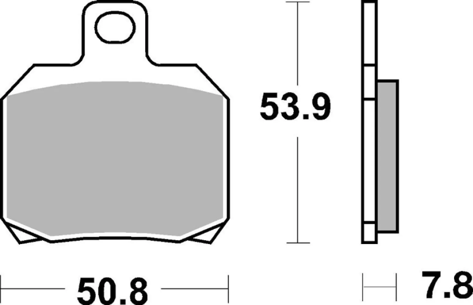 SBS - BRAKE PAD CAR RACE R - 17200901