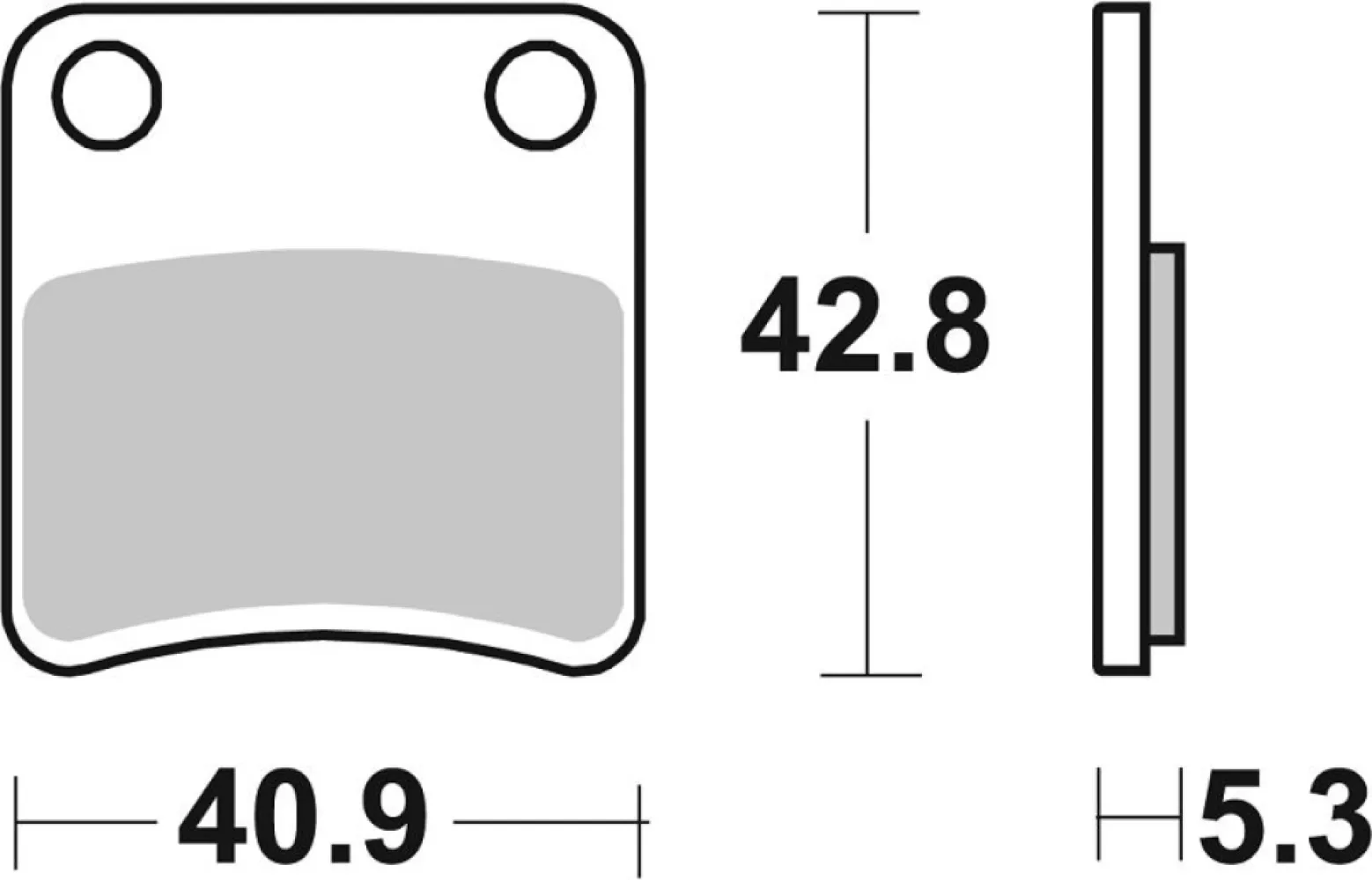SBS - BRAKE PAD CAR/CER - 17200934