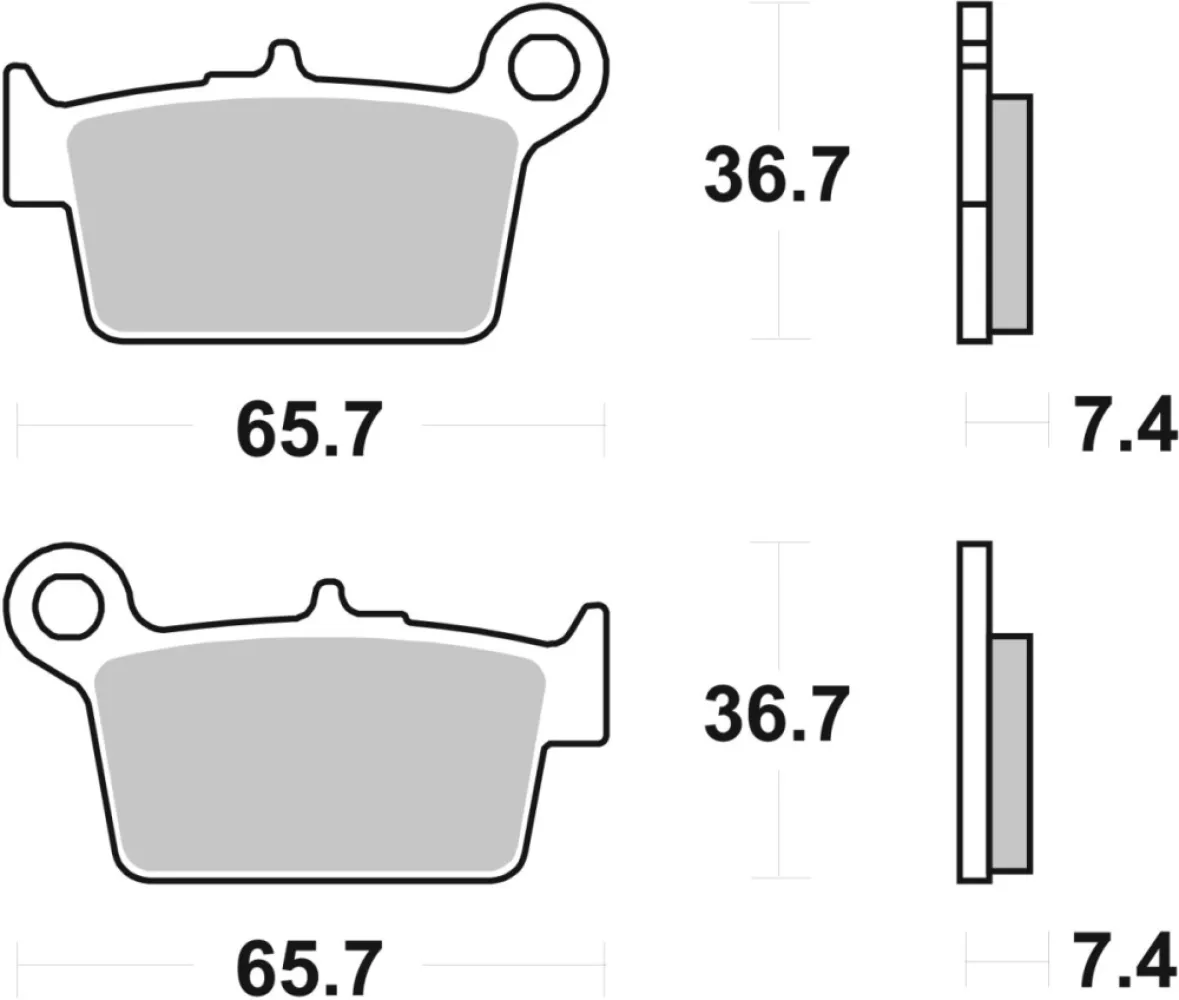 SBS - BRAKE PAD CAR/CER SCOOT - 17200959