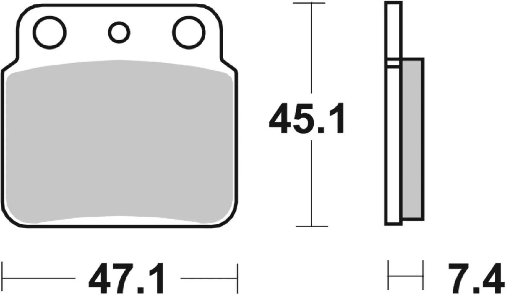 SBS - BRAKE PAD CAR/CER - 17200964