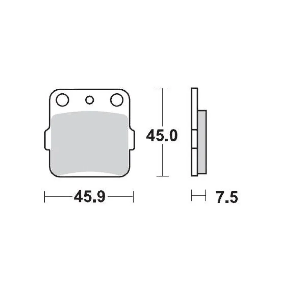 MOTO-MASTER - BRAKE PAD RACING - 17211262