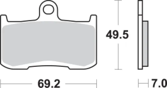 SBS - BRAKE PAD CARBON RACE - 17211562