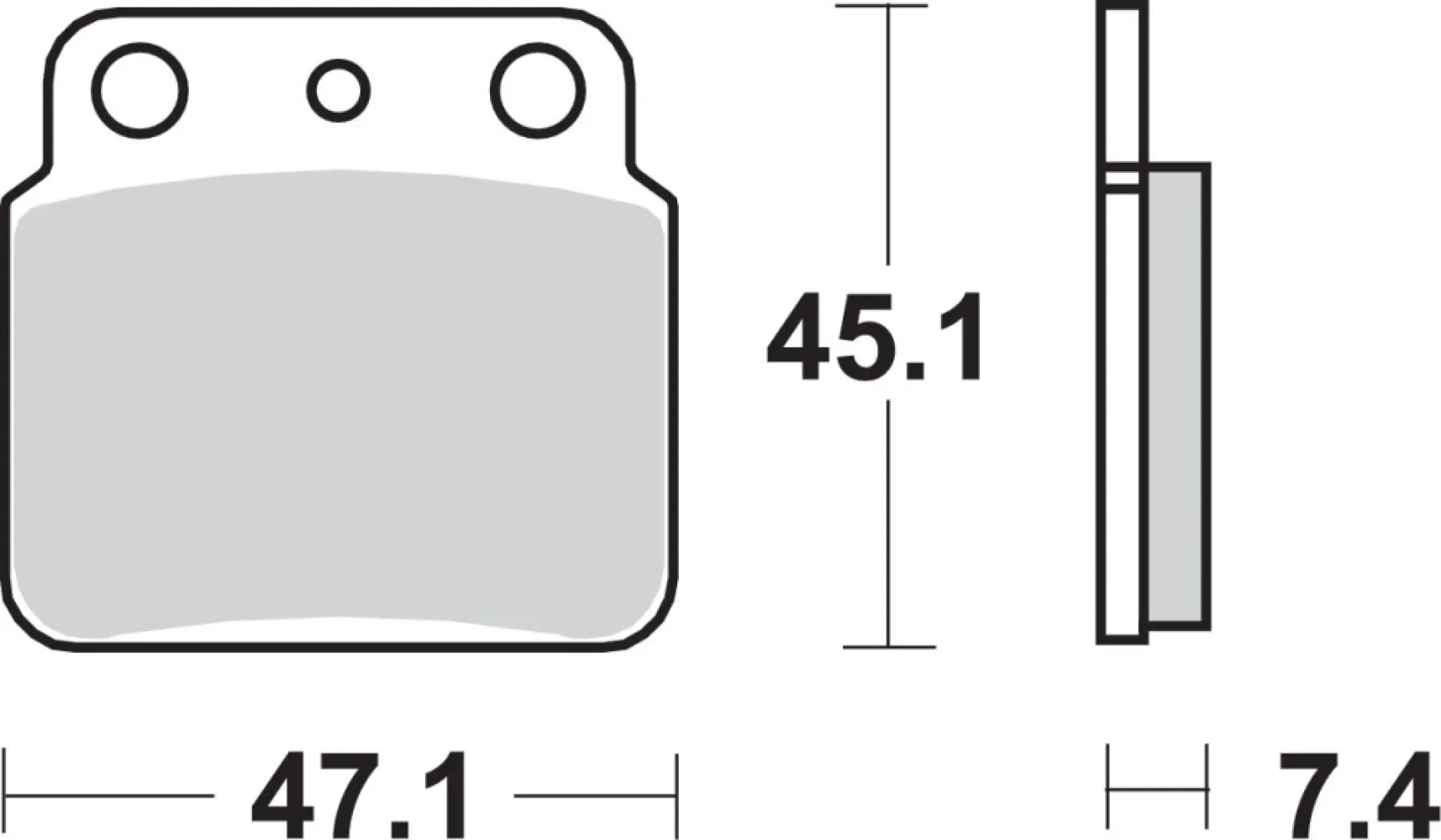 SBS - BRAKE PAD SINT/CAR OFF - 17211581