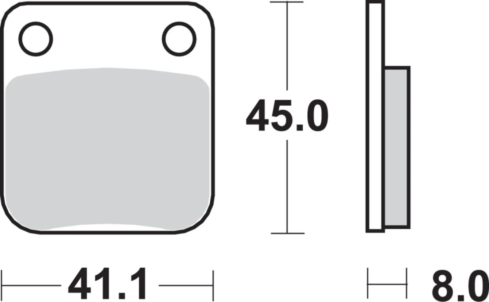 SBS - BRAKE PAD CAR/CER - 17211602