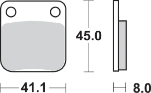 SBS - BRAKE PAD CAR/CER - 17211602