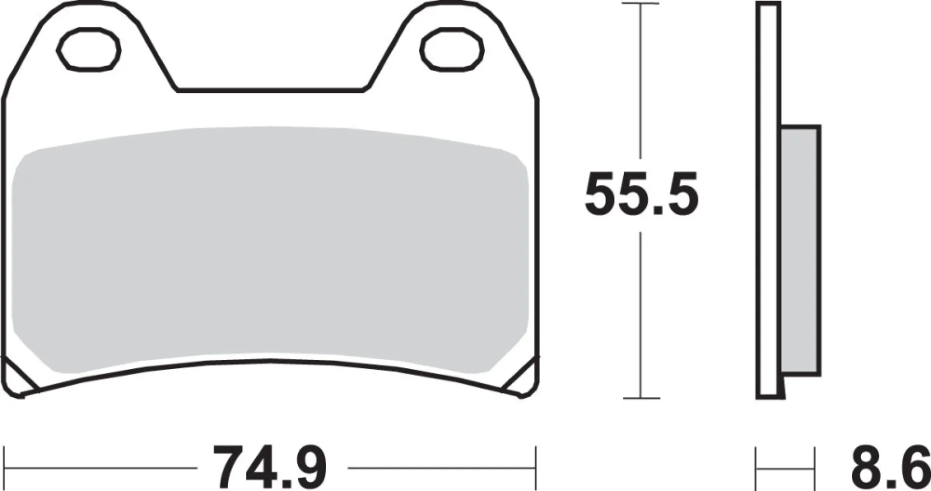 SBS - BRAKE PAD CARBON RACE - 17211618