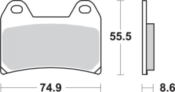 SBS - BRAKE PAD CARBON RACE - 17211618