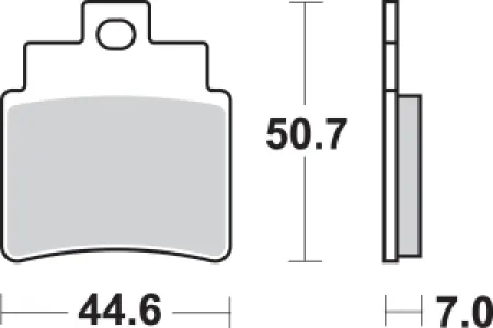 SBS - BRAKE PAD SINT/CAR OFF - 17211652