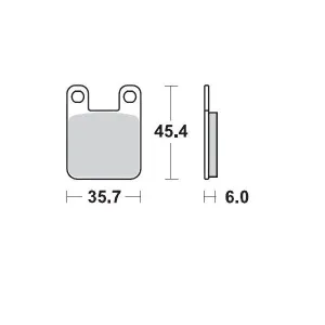 MOTO-MASTER - BRAKE PAD RACING - 17211691