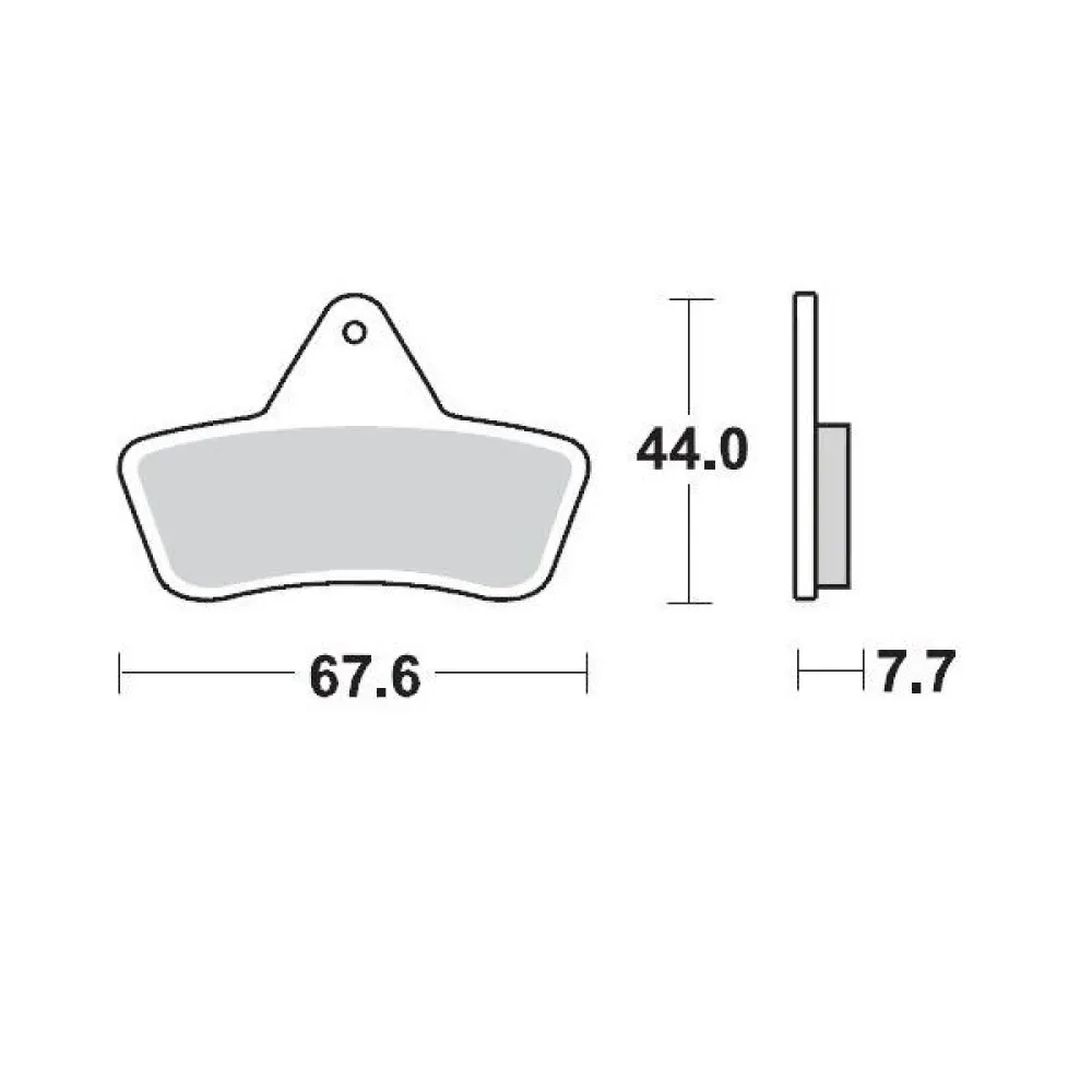 MOTO-MASTER - BRAKE PAD RACING - 17211722