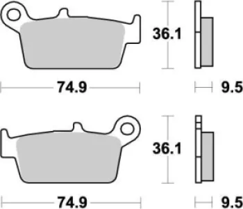 MOTO-MASTER - BRAKE PAD NITRO - 17211850