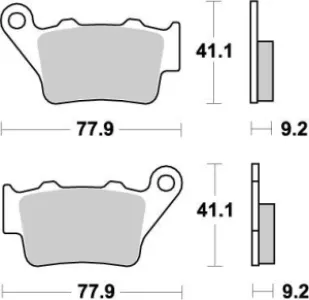 MOTO-MASTER - BRAKE PAD NITRO - 17211851