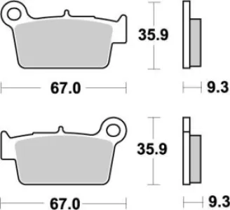 MOTO-MASTER - BRAKE PAD NITRO - 17211854