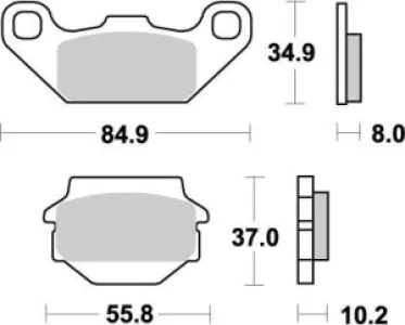 MOTO-MASTER - BRAKE PAD NITRO - 17211861