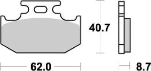 MOTO-MASTER - BRAKE PAD NITRO - 17211863