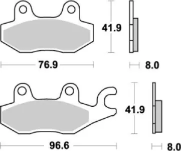 MOTO-MASTER - BRAKE PAD NITRO - 17211864