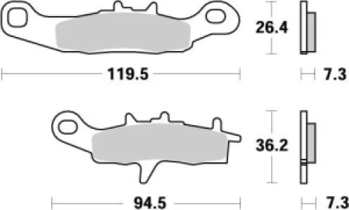 MOTO-MASTER - BRAKE PAD NITRO - 17211866