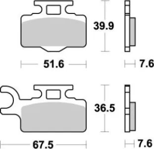 MOTO-MASTER - BRAKE PAD NITRO - 17211867