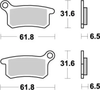 MOTO-MASTER - BRAKE PAD NITRO - 17211869