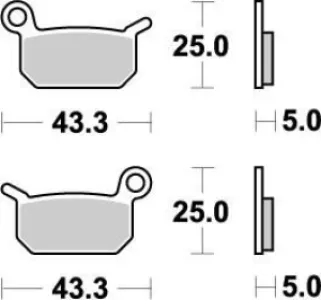 MOTO-MASTER - BRAKE PAD NITRO - 17211870