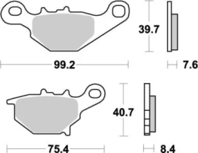 MOTO-MASTER - BRAKE PAD NITRO - 17211871