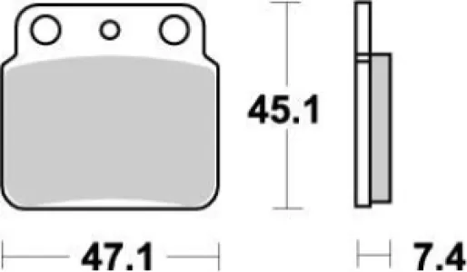 MOTO-MASTER - BRAKE PAD NITRO - 17211873