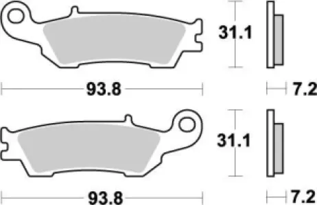 MOTO-MASTER - BRAKE PAD NITRO - 17211872