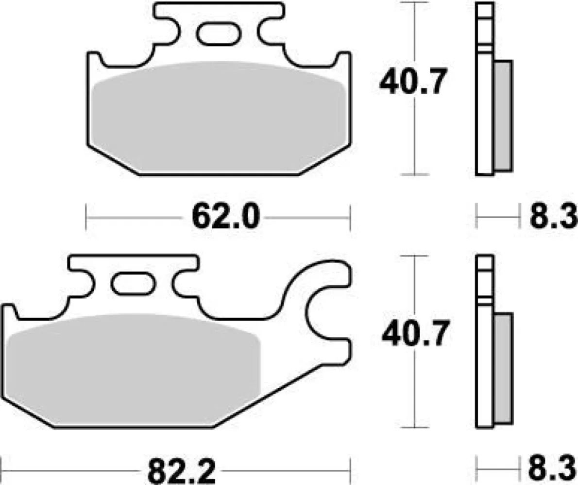 MOTO-MASTER - BRAKE PAD NITRO - 17211875