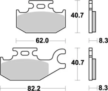 MOTO-MASTER - BRAKE PAD NITRO - 17211875