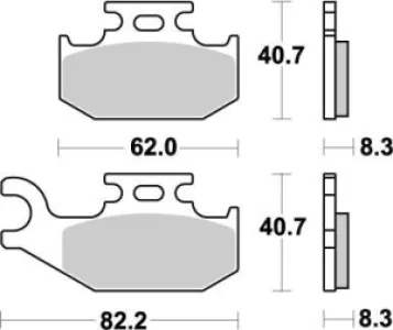 MOTO-MASTER - BRAKE PAD NITRO - 17211876