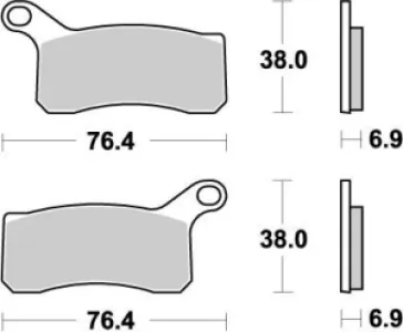 MOTO-MASTER - BRAKE PAD NITRO - 17211877