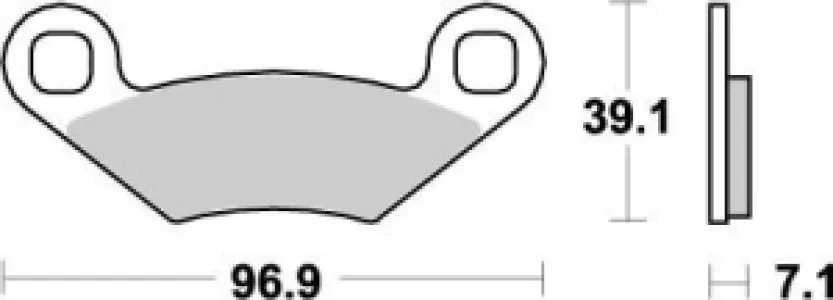 MOTO-MASTER - BRAKE PAD NITRO - 17211880