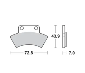 MOTO-MASTER - BRAKE PAD NITRO - 17211883
