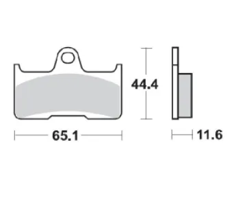 MOTO-MASTER - BRAKE PAD NITRO - 17212116