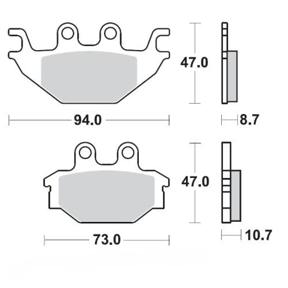 MOTO-MASTER - BRAKE PAD NITRO - 17212118