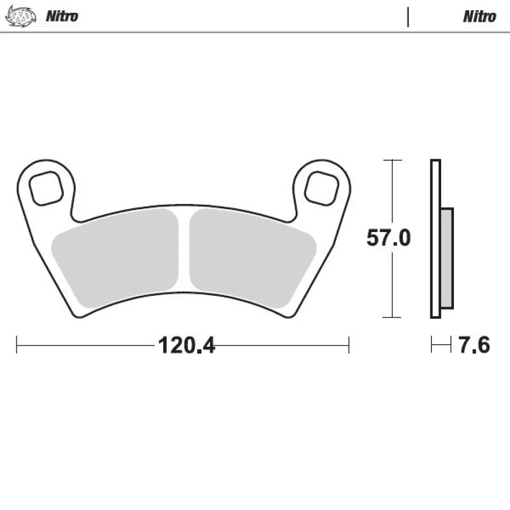 MOTO-MASTER - BRAKE PAD NITRO - 17212119