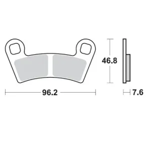 MOTO-MASTER - BRAKE PAD NITRO - 17212120