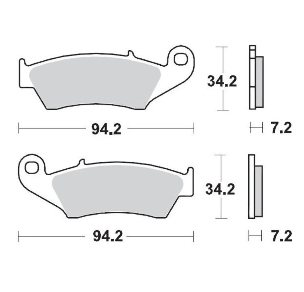 MOTO-MASTER - BRAKE PAD NITRO SPORT - 17212126