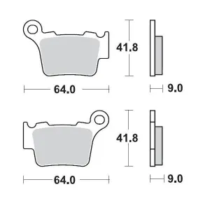 MOTO-MASTER - BRAKE PAD NITRO SPORT - 17212129