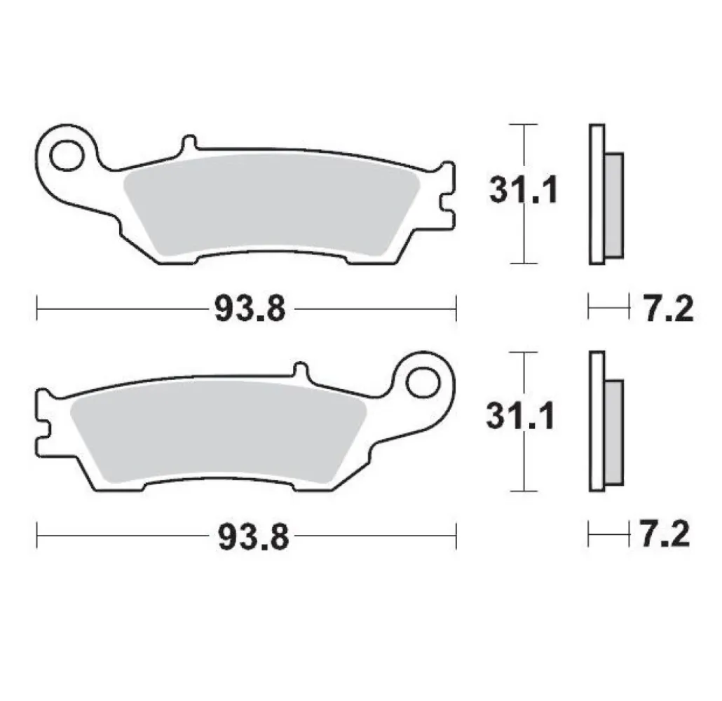MOTO-MASTER - BRAKE PAD NITRO SPORT - 17212131